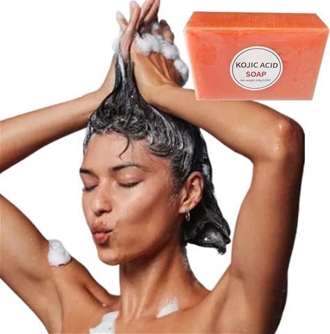 Supplier Effective Solve Stubborn Age Spots Dark Spots Change Uneven Skin Color Reduce Melanin Soap Glowing Kojic Acid