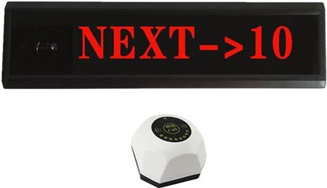IRTECH Supermarket Service Center Check Out Counter Waiting In Line Queue Calling Button Wireless Counter Number Calling System