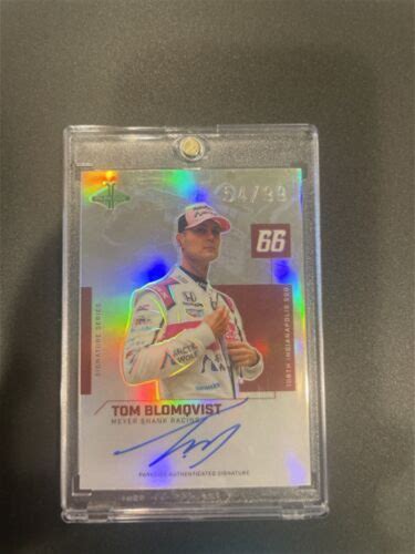 2024 Indycar Parkside Pacific Tom Blomquist サイン入り 54/99