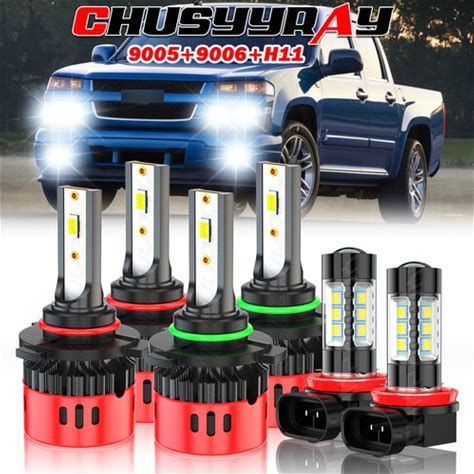For Chevy Colorado 2004 2005 2006 2007 2008 Led Headlight Fog Light