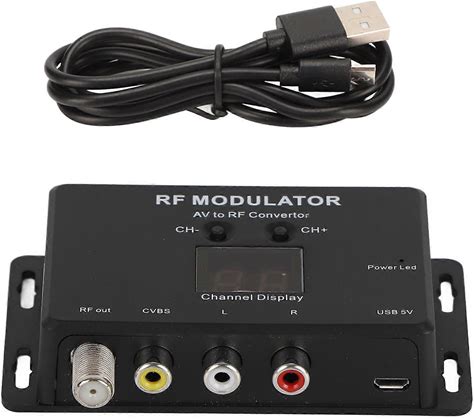 RF Modulator Professional PAL NTSC 21 Channel AV To RF Convertor For Set Top Box DVR DVD