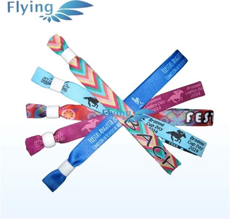 Sublimation Printed One Direction Festival Bracelet With Lock Bead