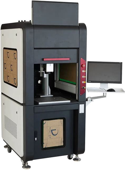 ARGUS Big Enclosed UV Laser Marking Machines 3W 5W JPT UV Laser Marker For Glass Plastics ABS Leather
