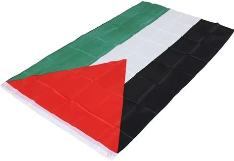 Small Palestinian Flag Red Triangle Black White Green Flag Wall Hanging Home Decor Middle East Palestine Arab Flag