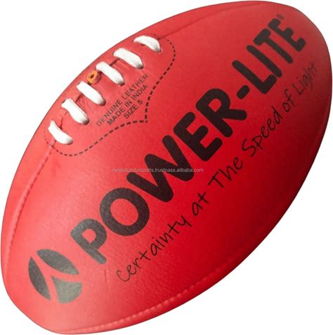 High-Grade Premium Australian Rules Football Premium Quality AFL Leather Ball Training Sports Match Quality Aussie Rules Footy