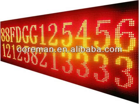 Indoor Dot Matrix Led Sign Board/ P10 P4 Dot Matrix Led Moving Message Screen/ Dmx Led Text Scrolling Board