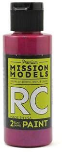 Mission Models Iridescent Candy Red Acrylic Lexan Body Paint (2Oz)