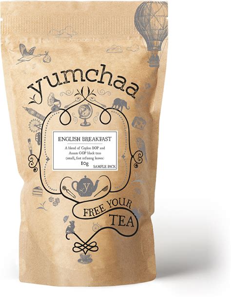 Yumchaa English Breakfast Loose Leaf Tea - 10G Sample Pack