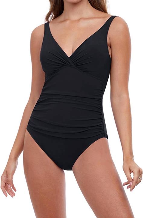 Profile By Gottex - Underwired V-Neck Swimsuit 10 / Tutti Frutti Black