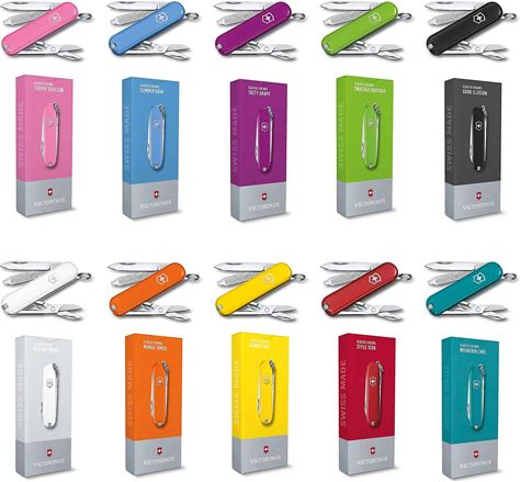 Victorinox CLASSIC Swiss Army Knife - Style Icon Colour Collection - Gift Boxed Turquoise