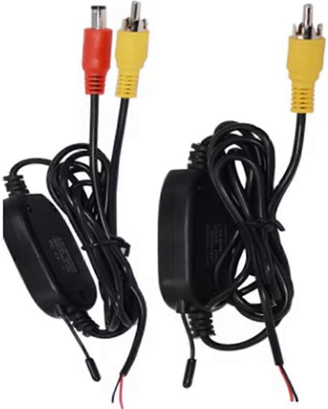 2.4Ghz Wireless RCA Video Transmitter For Car Camera As Shown