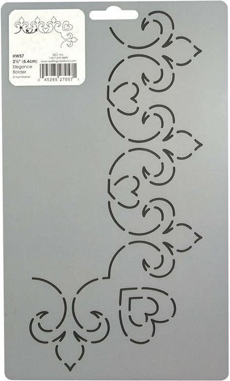 Quilting Stencils Heart Victorian Motifs Border Quilt Pattern Quilters