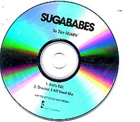 Sugababes In The Middle 2004 UK CD-R Acetate CD-R ACETATE