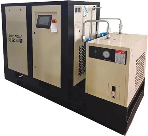 22KW 30HP 10 Bar Two In One Combined PM VSD Screw Air Compressor With Air Dryer For Industrial Work