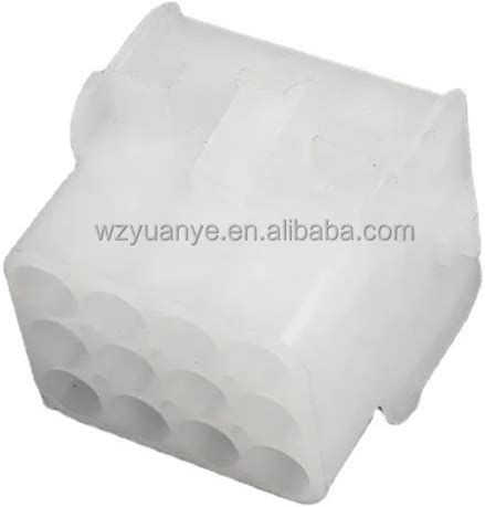 12 Pin Connector Shell Elevator Car Motor Plug Glue Shell Terminal Automobile 63080 Male And Female PCB Housing Connector White