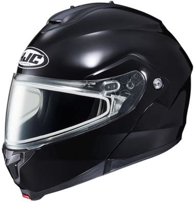 Hjc Black C91 Modular Snowmobile Helmet W/Dual Lens Shield (Adult M)