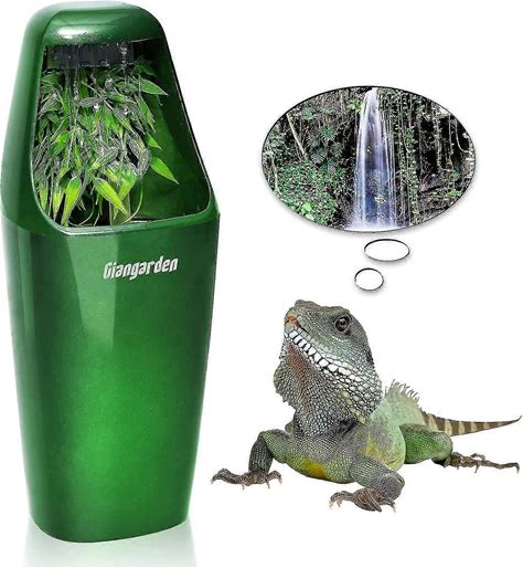 Reptile Water Dispenser Automatic System Circulation Chameleon Drinking Fountain Water Dripper For Lizard, Snake, Gecko, Tortoise, Bearded Dragon With