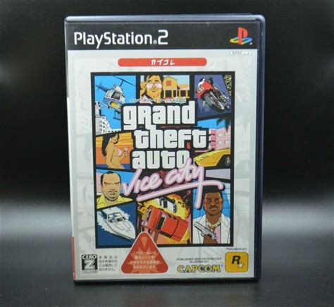Complete Grand Theft Auto Vice City Playstation 2 Ps2 Ntsc-J