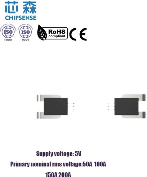 AN1V PB20 Series Hall Effect Current Sensor 100A Open Loop ASIC Current Transducer ACS770 Alternative