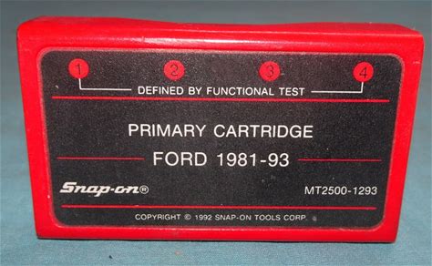 = Snap-On Scanner Mt2500-1293 Fast Track Trouble Shooter Domestic Ford