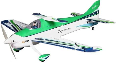 FMS 1020mm F3A Explorer Aerobatic RC Airplane PNP Precision Flight 3536 KV1250 Brushless Motor 40A ESC