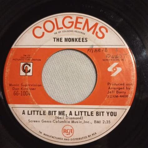 The Monkees - ‎A Little Bit Me, A Little Bit You/The Girl I Knew