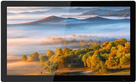 Wall Mounted 21.5 Inch Linux Win10 Win11 J6412 J1900 i3 i5 Industrial All In One Capacitive Touch Panel PC Industrial Computer