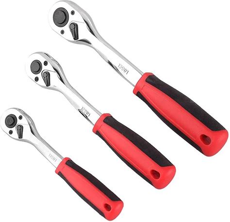 Size 72T 1/4 3/8 1/2 Fine Polishing Quick Release Squared Head Spanner Hand Tools Auto Repair Cordless Ratchet Wrench
