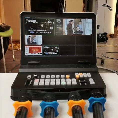 Top Quality Church Live Sports Game OBS Youtube De Video Stream Switcher 8 Channel Sdi-H Dmi Portable Video Mixer