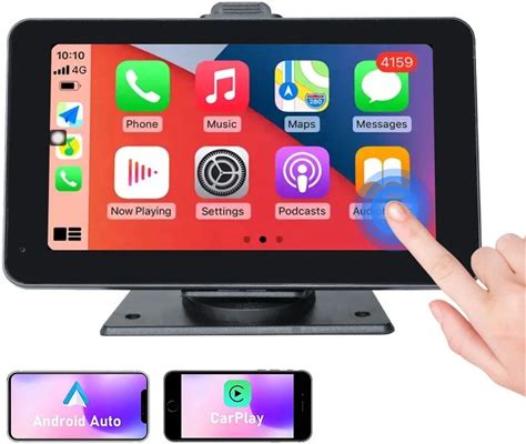 2024 Newest Wireless Apple Carplay & Android Auto 7 Inch Full HD Touch Screen Portable Car Stereo With Mirror Link Google BT