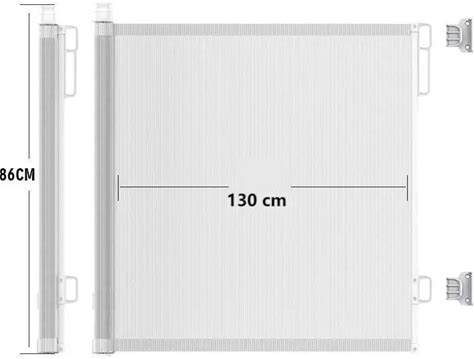 Child Safety Door Mesh Retractable Corner Stair Gate For Awkward Stairs Baby Safety Hot Selling Portable Folding