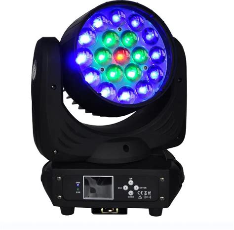 Martin Channel Stage Lights DMX Led Zoom Moving Head Lights Mac Aura 19X15w For Concert Wedding Big Stadium