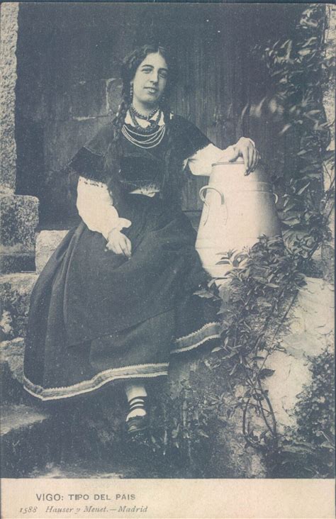 Spain Vigo Tipo Del Pais Nice Woman 1909 Pc
