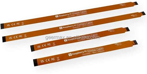 Geermax Raspberry Pi 5 Display Cable Official Original Flexible Connection Cable Standard To Mini 200mm 300mm 500mm Camera Cable