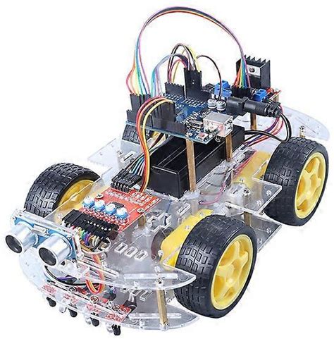 Usiful Robot Car Starter Kit For Arduino STEM, Obstacle Avoidance, Line Tracking