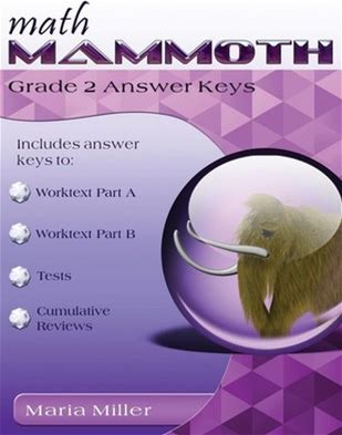 Math Mammoth Grade 2 Answer Keys By Miller