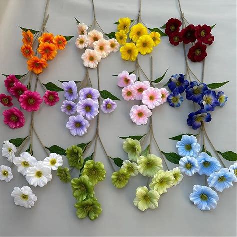 Hot Sale Artificial Flowers Iris Flower Real Touch Bouquet Silk Floral Arrangements Faux Orchids Flower Plant For Wedding Party