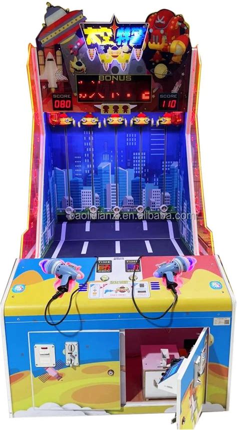 Second-Hand Arcade Game Machine Space SWAT Coin-Operated Shooting Game Entertainment Machine