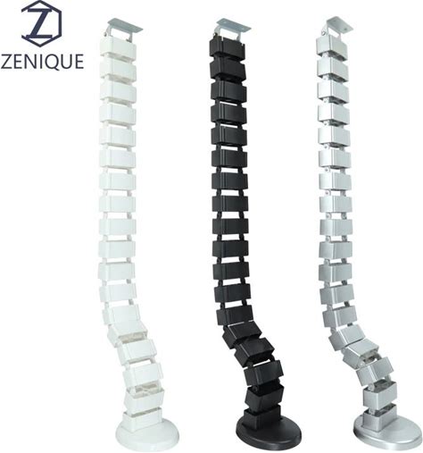 Factory Direct Vertical Under Desk Table PC Wire Cable Tidy Management System Underdesk Snake Cord Manager Organizer For Office