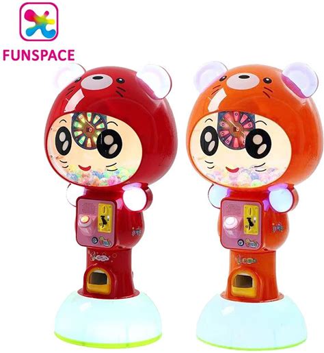 FUNSPACE Coin Operated Play Games Spin Disc To Score Rewards Redeem Gacha Gift Machine