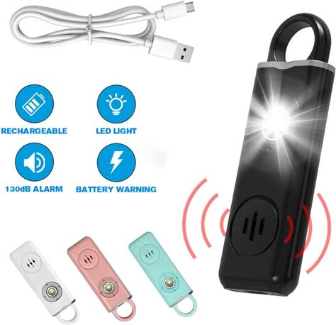 130Db Mini Cute Self Defense Alarm Female Self-Protection Alarm Keychain SOS Personal Safety Alarm Supplier