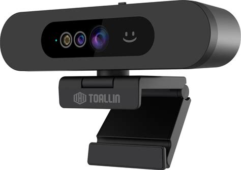 TOALLIN 1080P ウェブカメラ Windows Hello 顔認証ログイン対応、顔認識カメラ、Windows Hello 対応ウェブカメラ マイク付き、コンピューターウェブカメラ、プライバシーカバー付き広角 USBカメラ