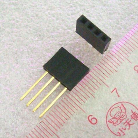 20Pcs 4 Pin Female Tall Stackable Header Connector Socket For Arduino