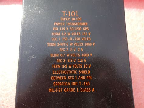 Vintage Power Transformer