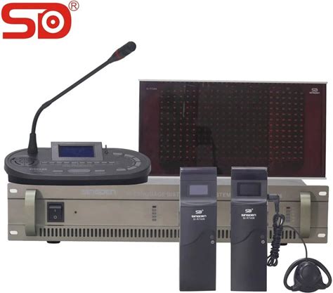 Infrared Interpreter Console For IR Simultaneous Interpretation System SINGDEN