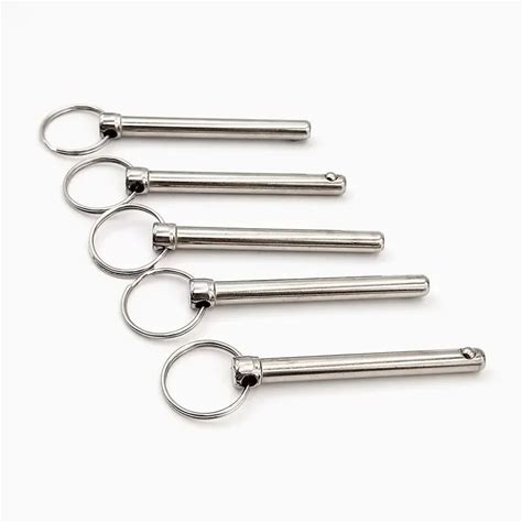 Factory Customized Stainless Steel Metric Size Customizable Spring Head Quick Release Ball Lock Pins