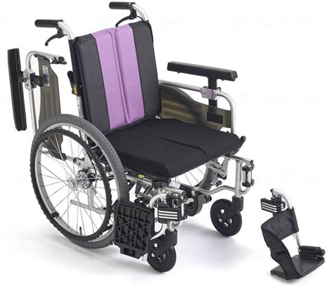 とまっティシリーズ 自走車椅子 MBY-41RB (肘跳ね上げ・スイングアウト・自動ブレーキ付・低座面)