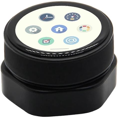 T-Encoder-Pro ESP32-S3 Rotary Encoder CHSC5816 ESP32-S3FN4R2 Circuit Board 1.2 Inch AMOLED Touch Di Black