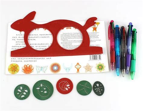 Plastic Rabbit Turtle Drawing Template Ruler Child Stationary Tools