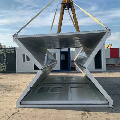Easy To Assemble Steel Structure Building Houses Prefabricated Folding Container House Oilfield Camp